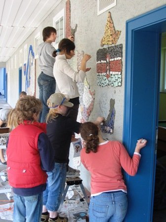 kunstprojektwoche 2009 mosaik 5